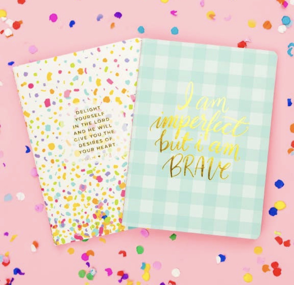 TE 2pc. CONFETTI PRAYER Notebook Set