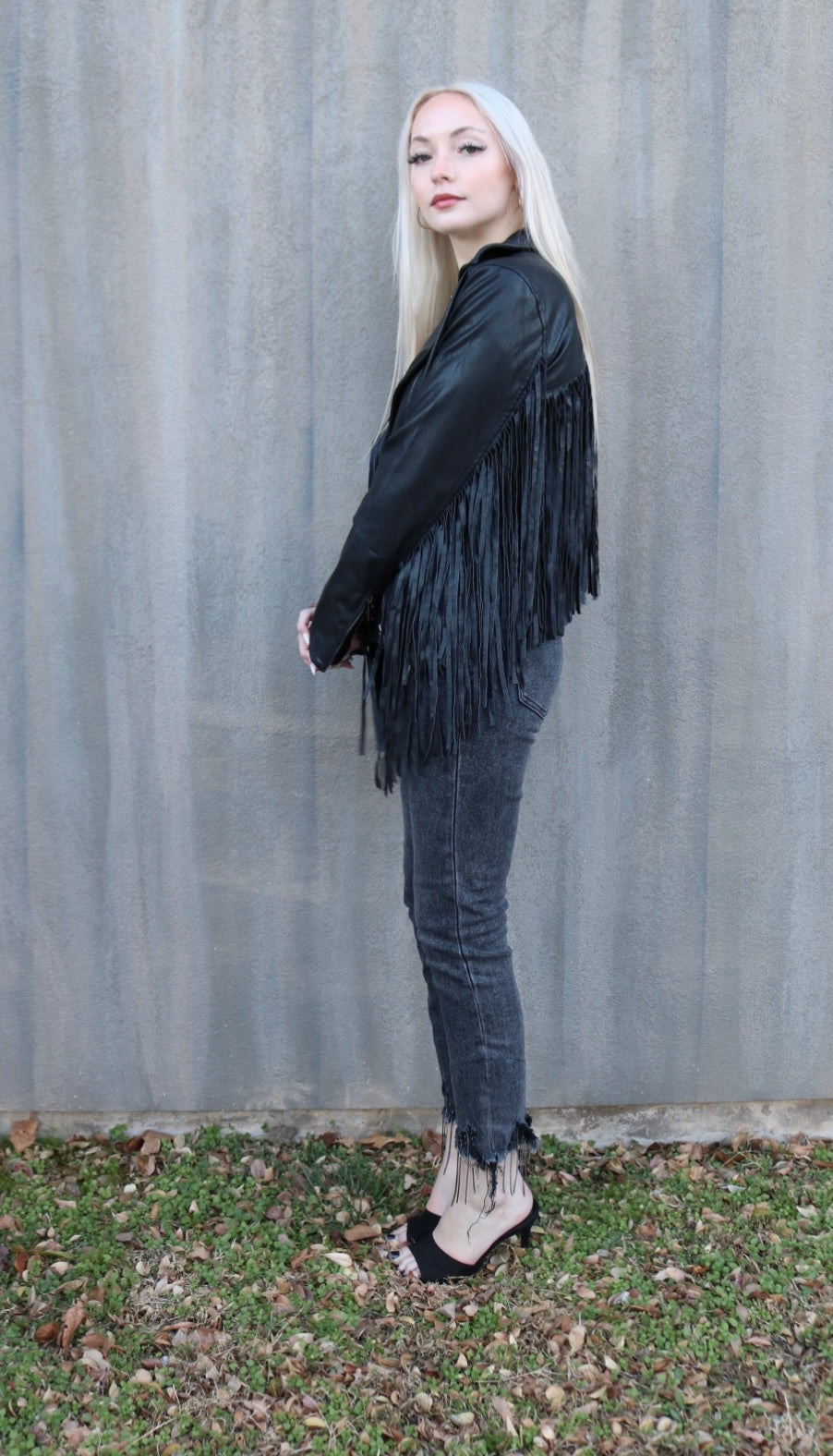 DEAR JOHN Rhinestone Hem STELLA Distressed Jean