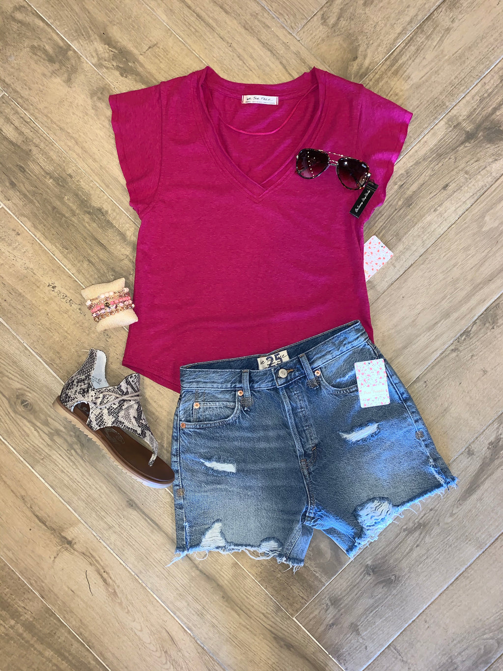 FREE PEOPLE Effortless WE THE FREE Tee