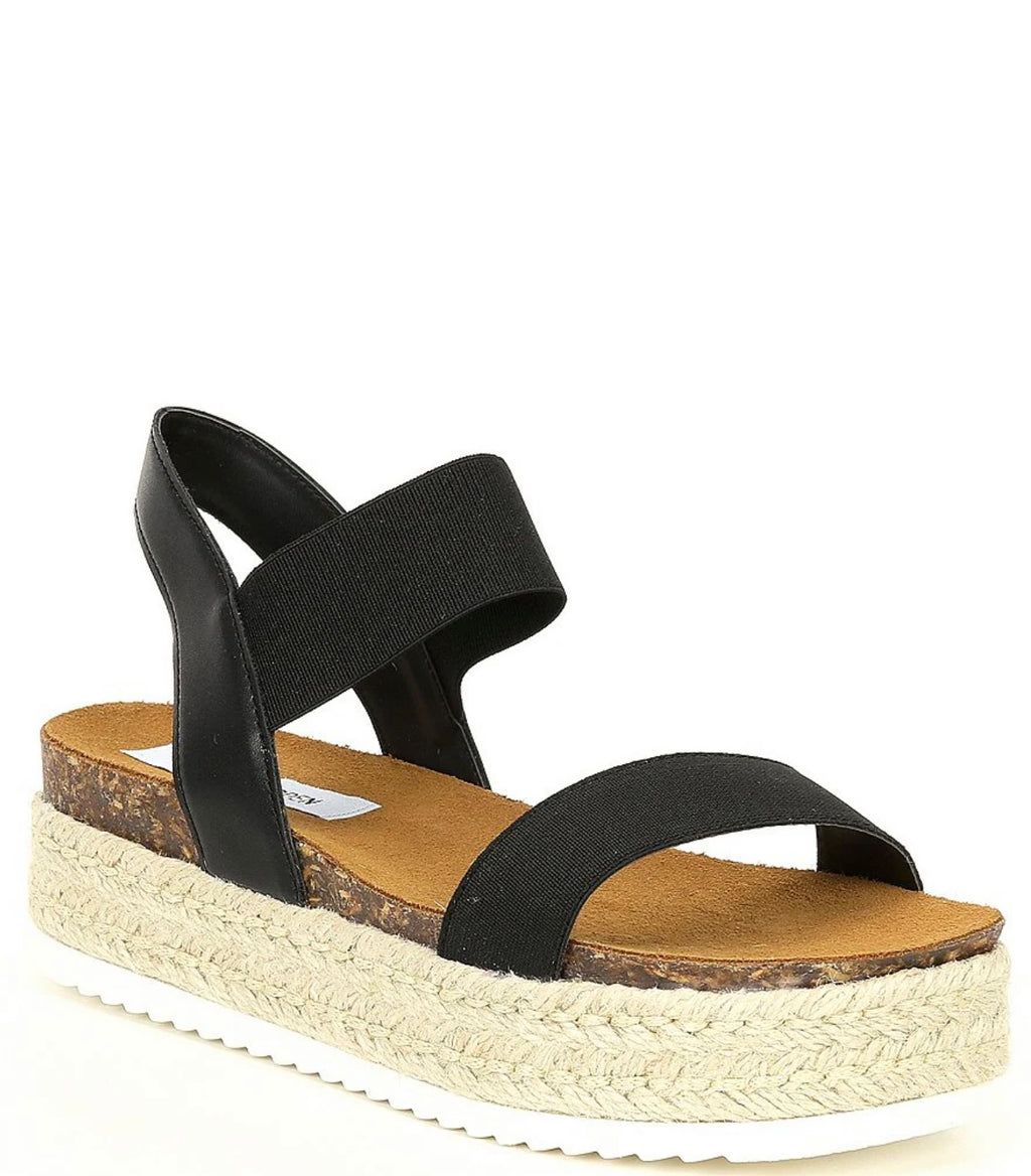 STEVE MADDEN Platform JAKLIN Banded Espadrille Sandal
