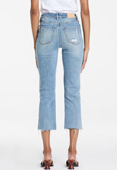 DEAR JOHN Super HiRise FRANKIE Distressed Ankle Crop Jean