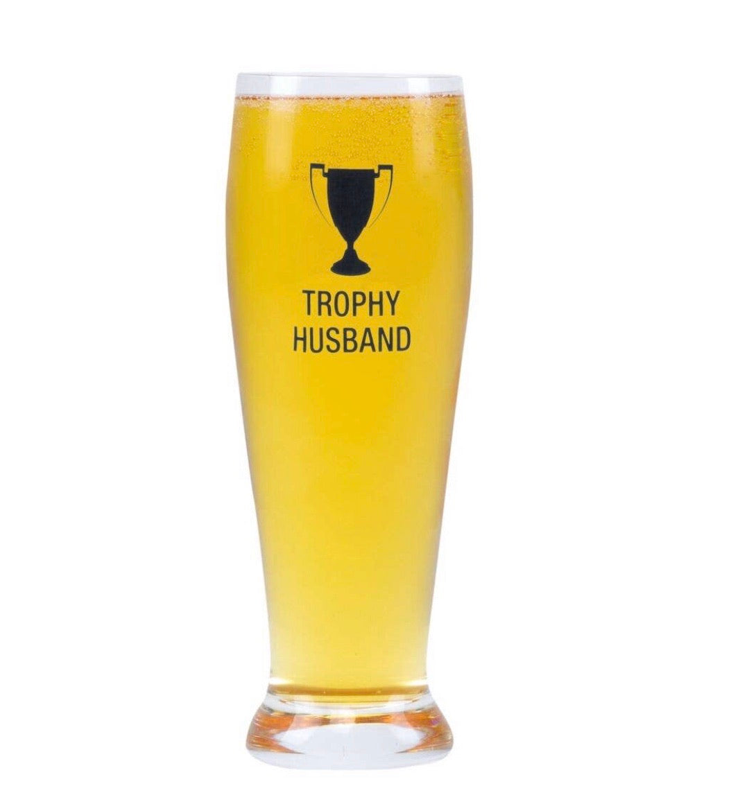 AF TROPHY HUSBAND Logo Pilsner Glass
