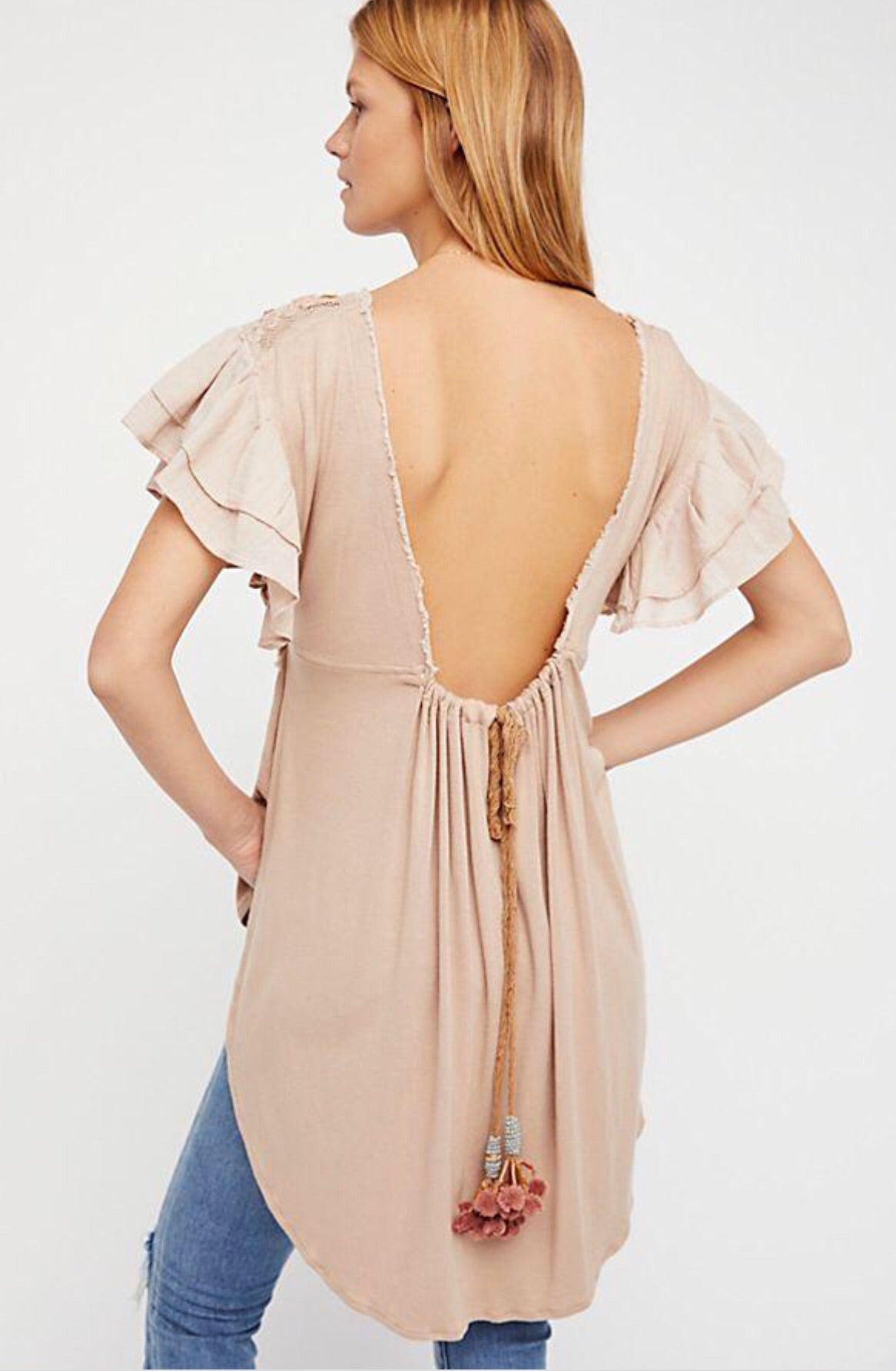 *FREE PEOPLE Embroidered FIESTA NUEVA Tunic Top