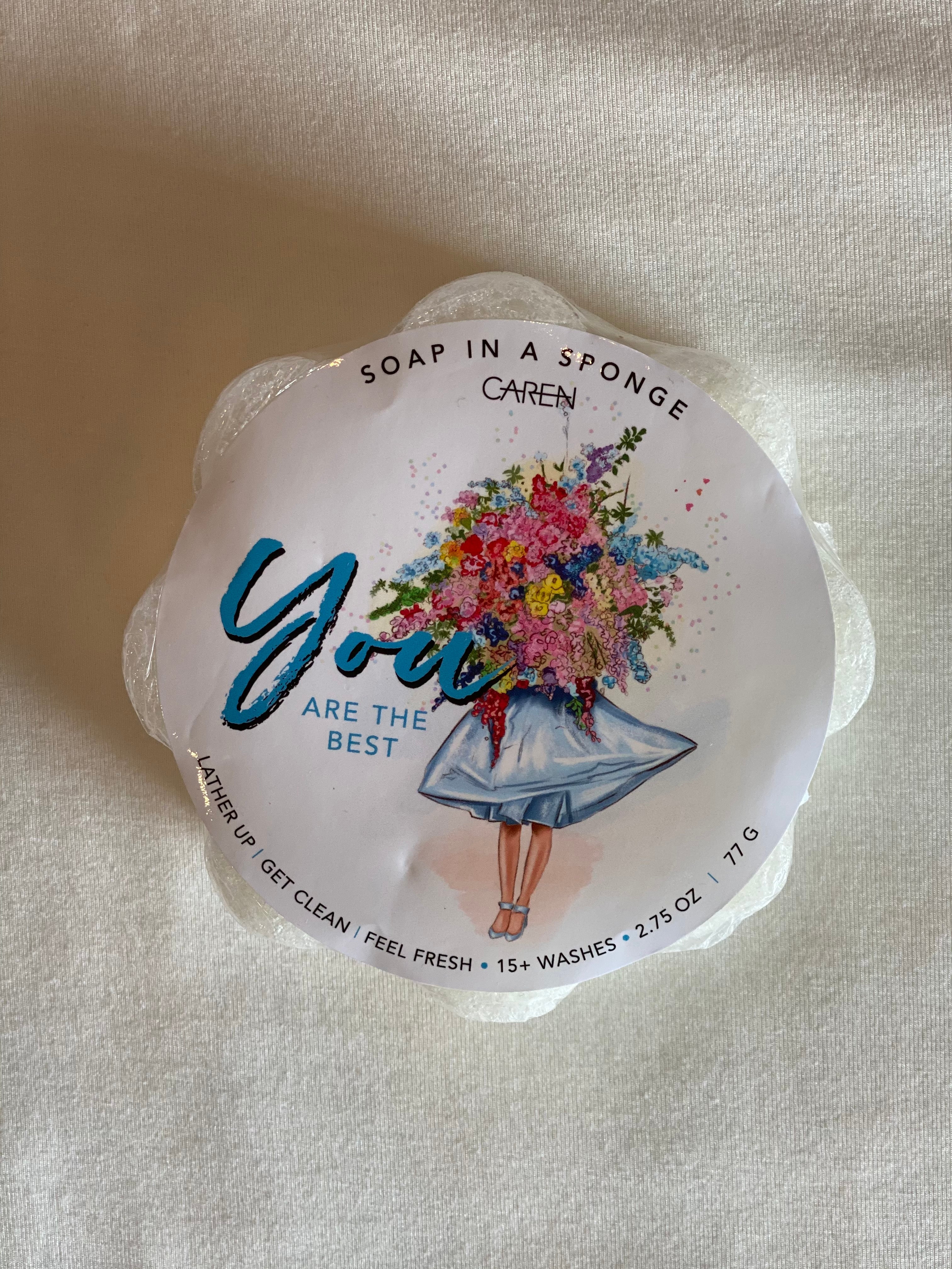 CAREN Scented Soap Sponge