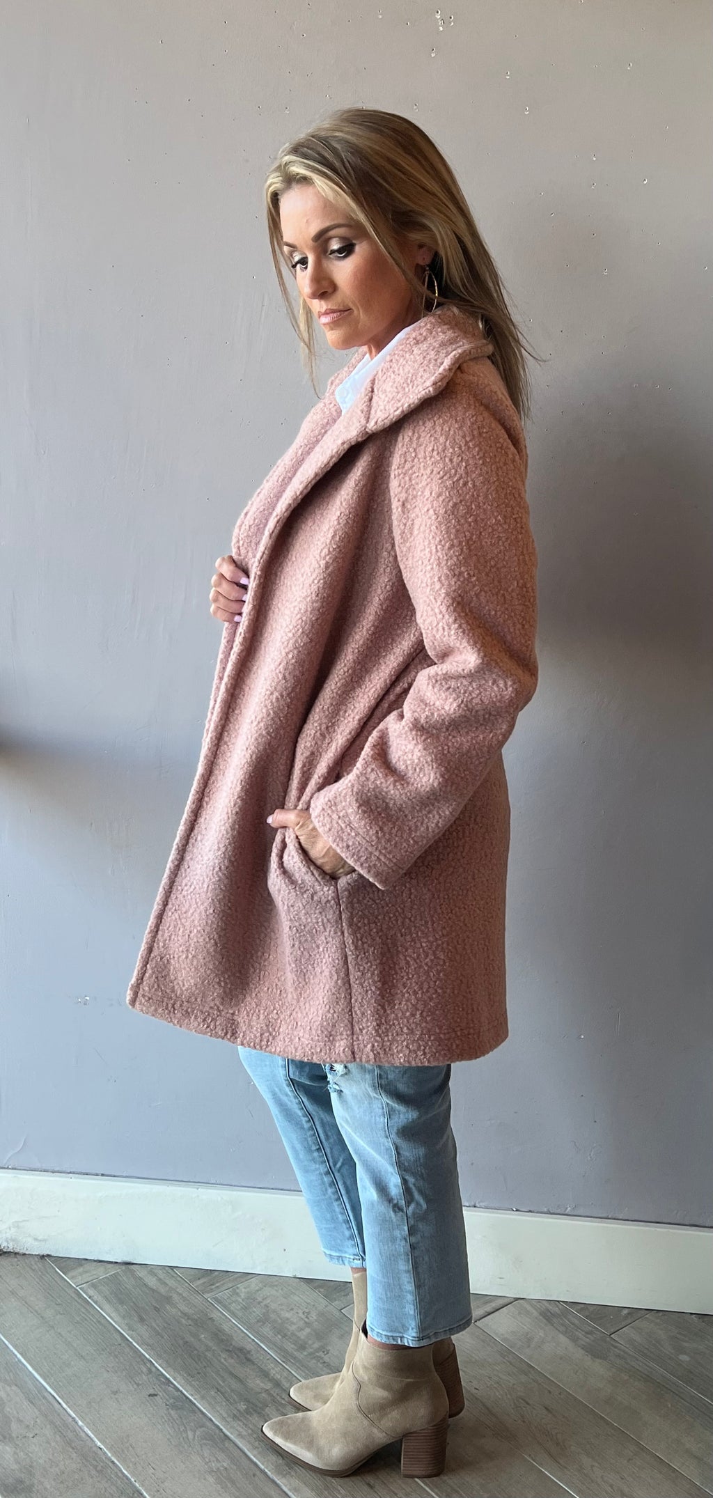 IVY JANE Merino AMORE Textured Coat