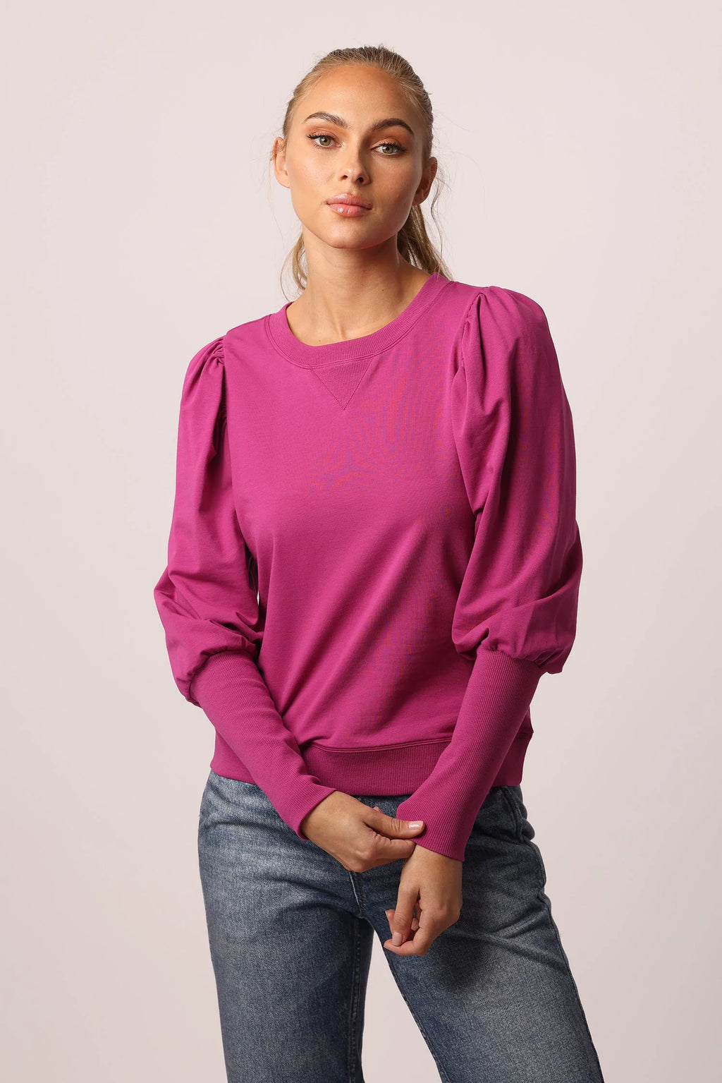 ANOTHER LOVE PuffSleeve TARA Raglan Top