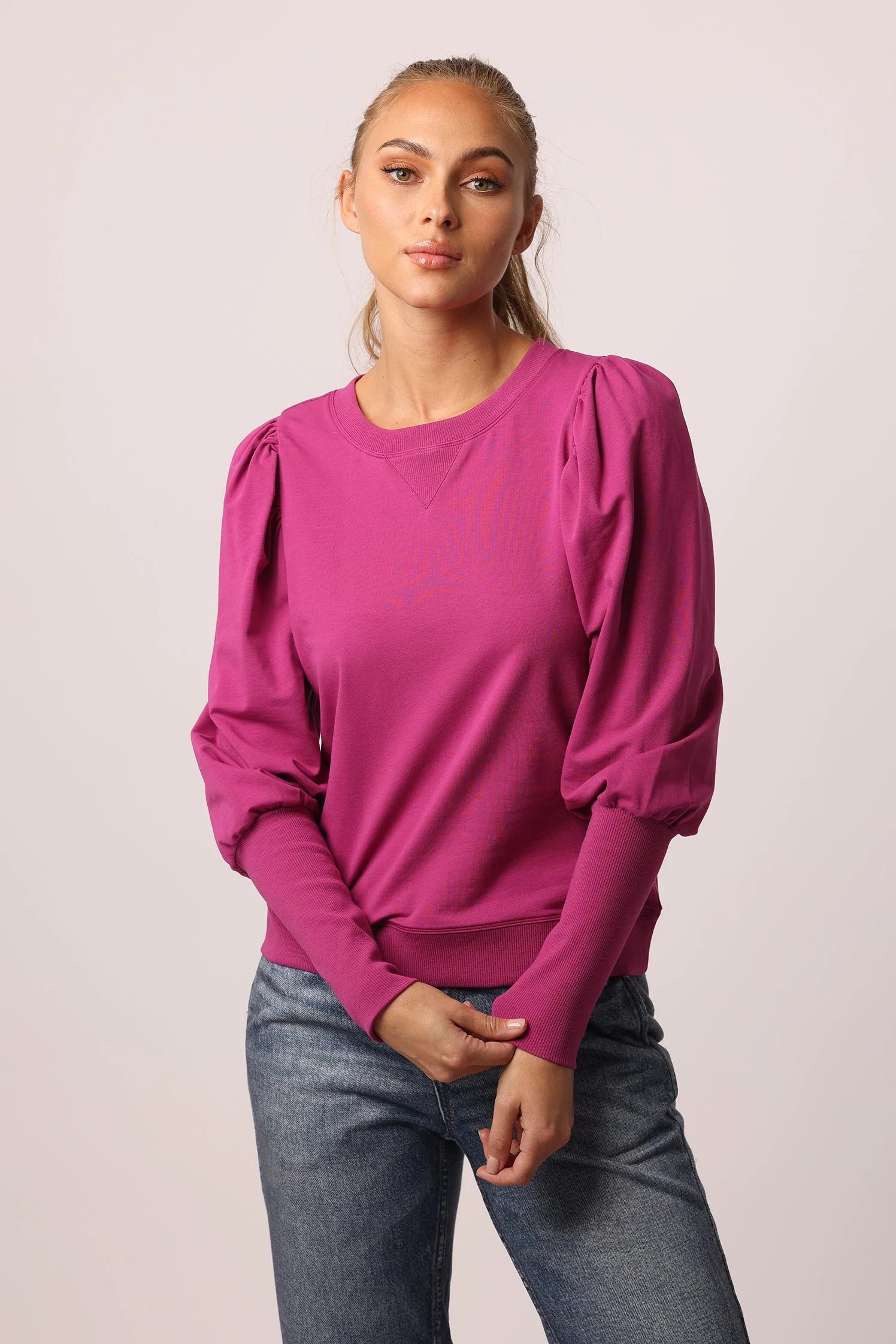 ANOTHER LOVE PuffSleeve TARA Raglan Top
