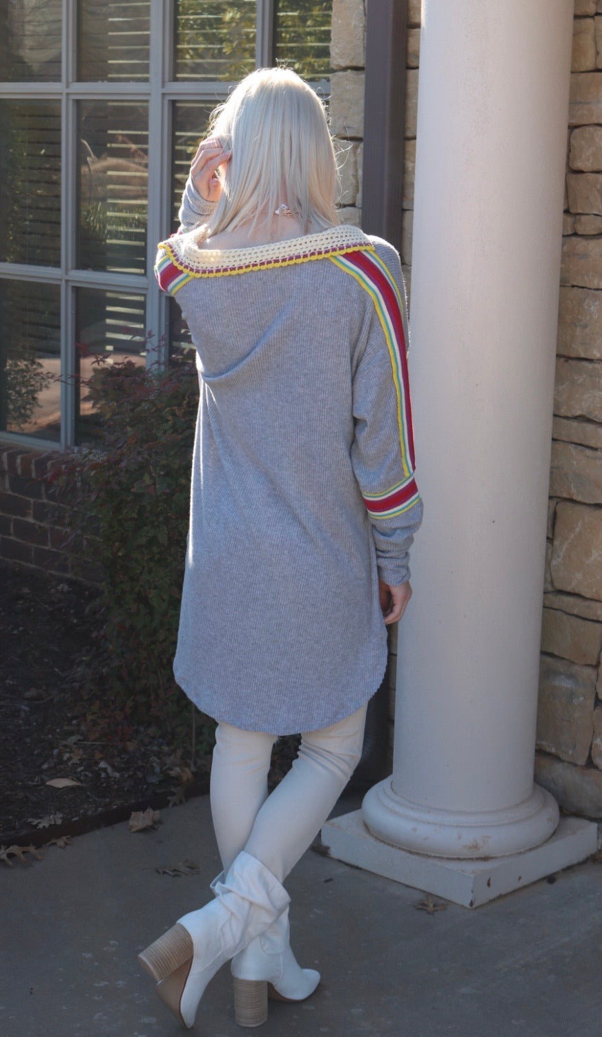 FREE PEOPLE RibKnit FEELING MAGICAL SWIT V-Neck Top