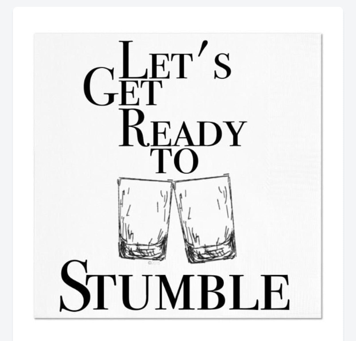 TWISTED WARES 20 Ct. Cocktail Napkins