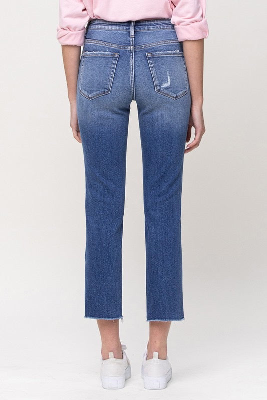 VERVET MidRise CARLENE Slim Straight Jean