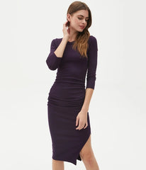 MICHAEL STARS 3/4 Sleeve CHRISTINA Midi Dress