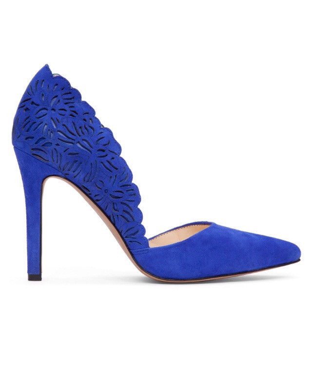 JESSICA SIMPSON Lasercut CASSEL Scalloped Pump Shoe