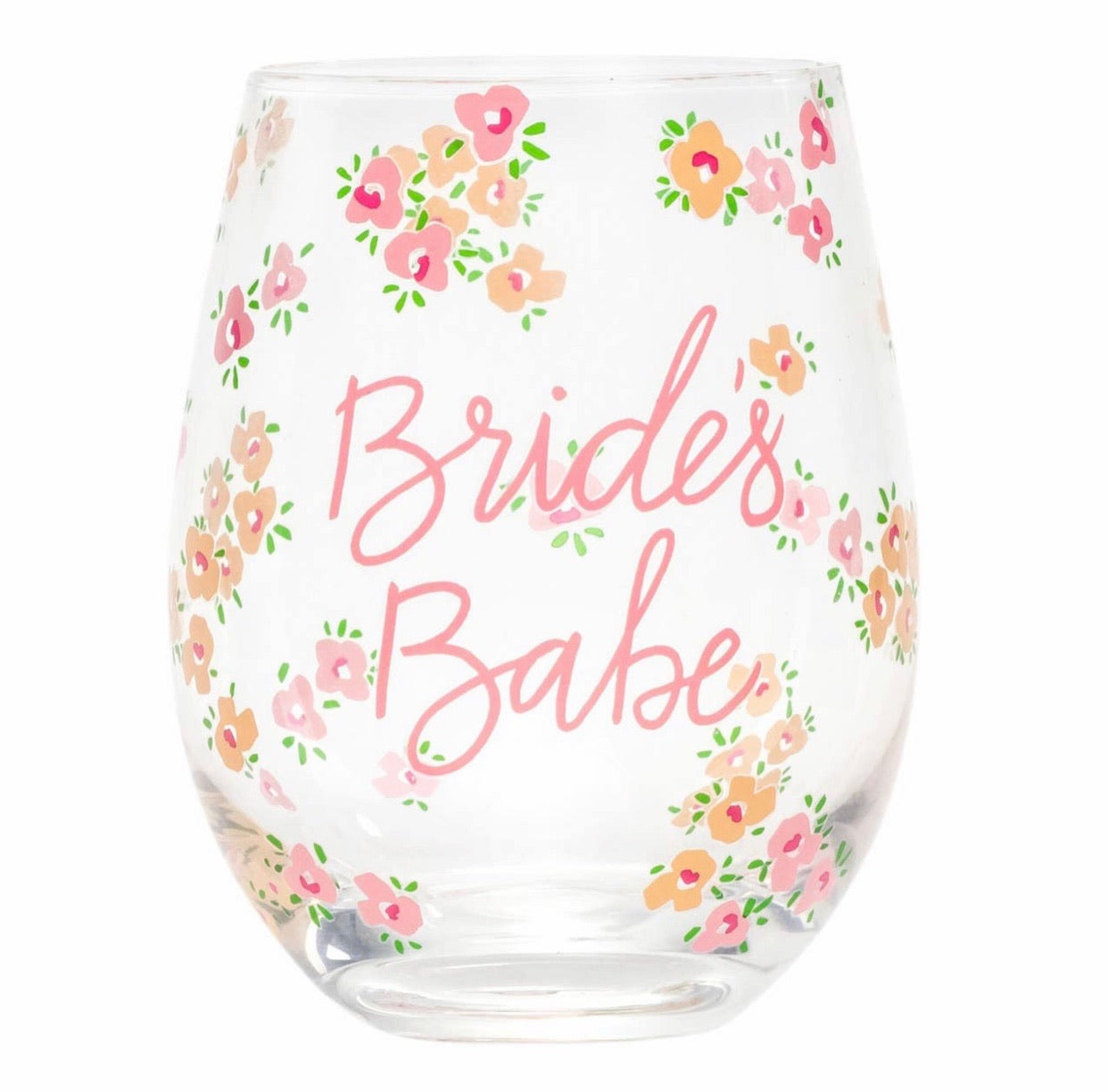 AF BRIDES BABE Stemless Wine Glass