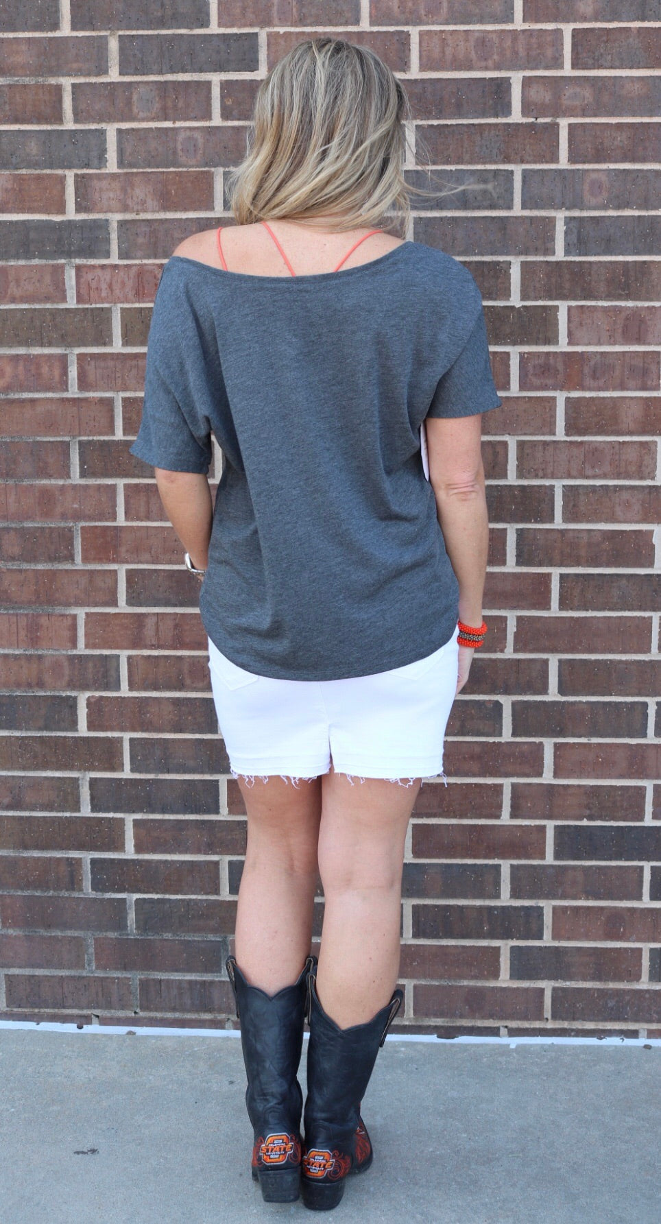 GAMEDAY COUTURE Logo VIBING WITH YOU Boyfriend Tee