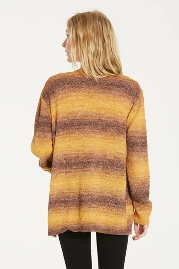 DEAR JOHN Gradient TENLEY Strip Cardigan