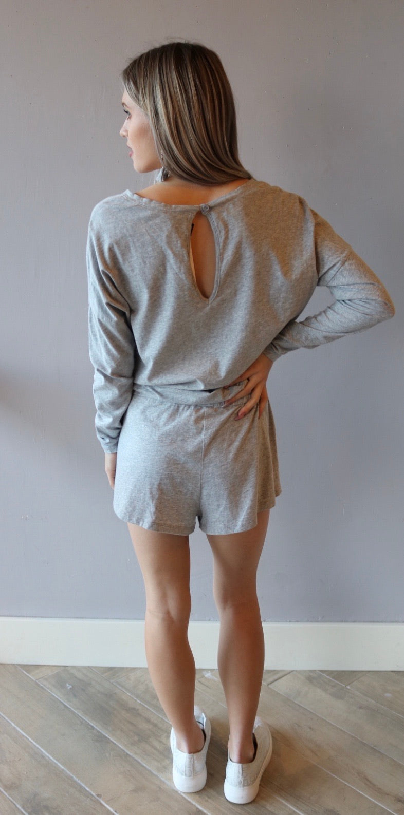 BOBI DropShoulder Jersey TURN BACK TIME Romper