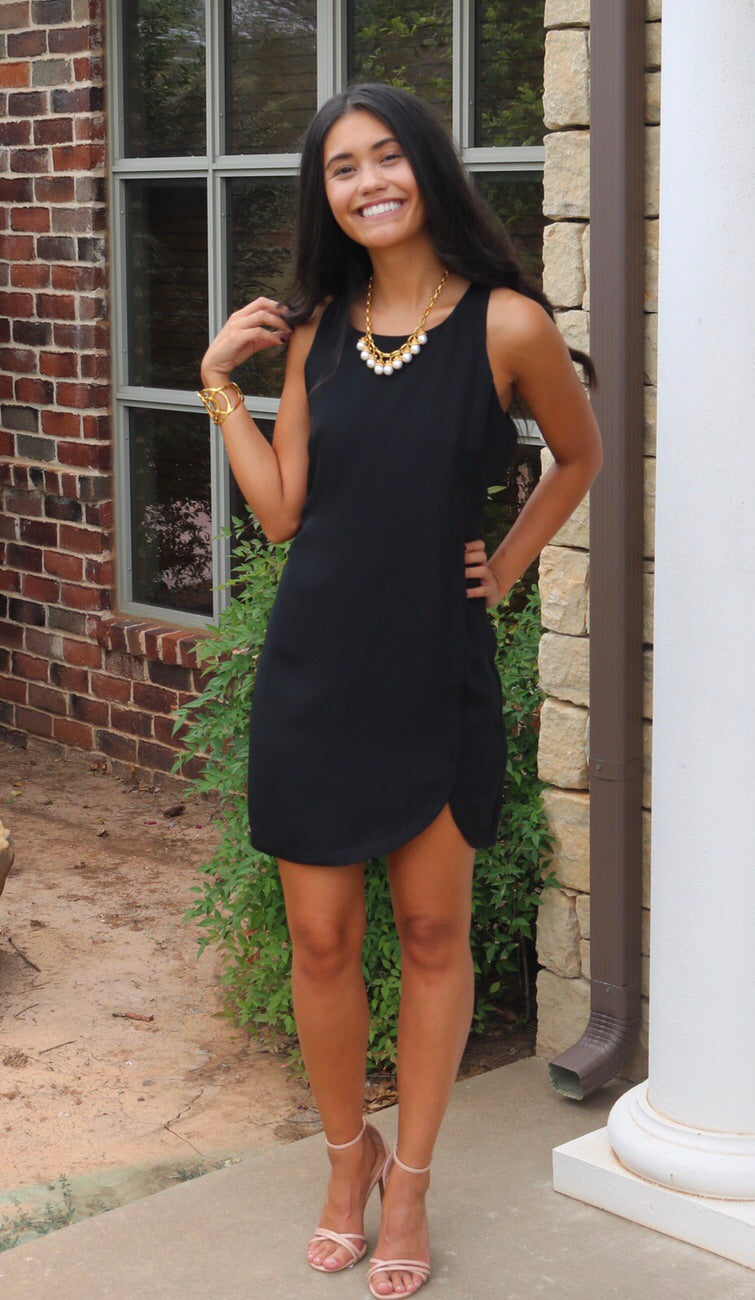 CHOSEN ONE Panel Front Shift Dress