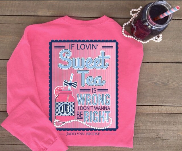 JADELYNN BROOKE Comfort Colors SWEET TEA Top