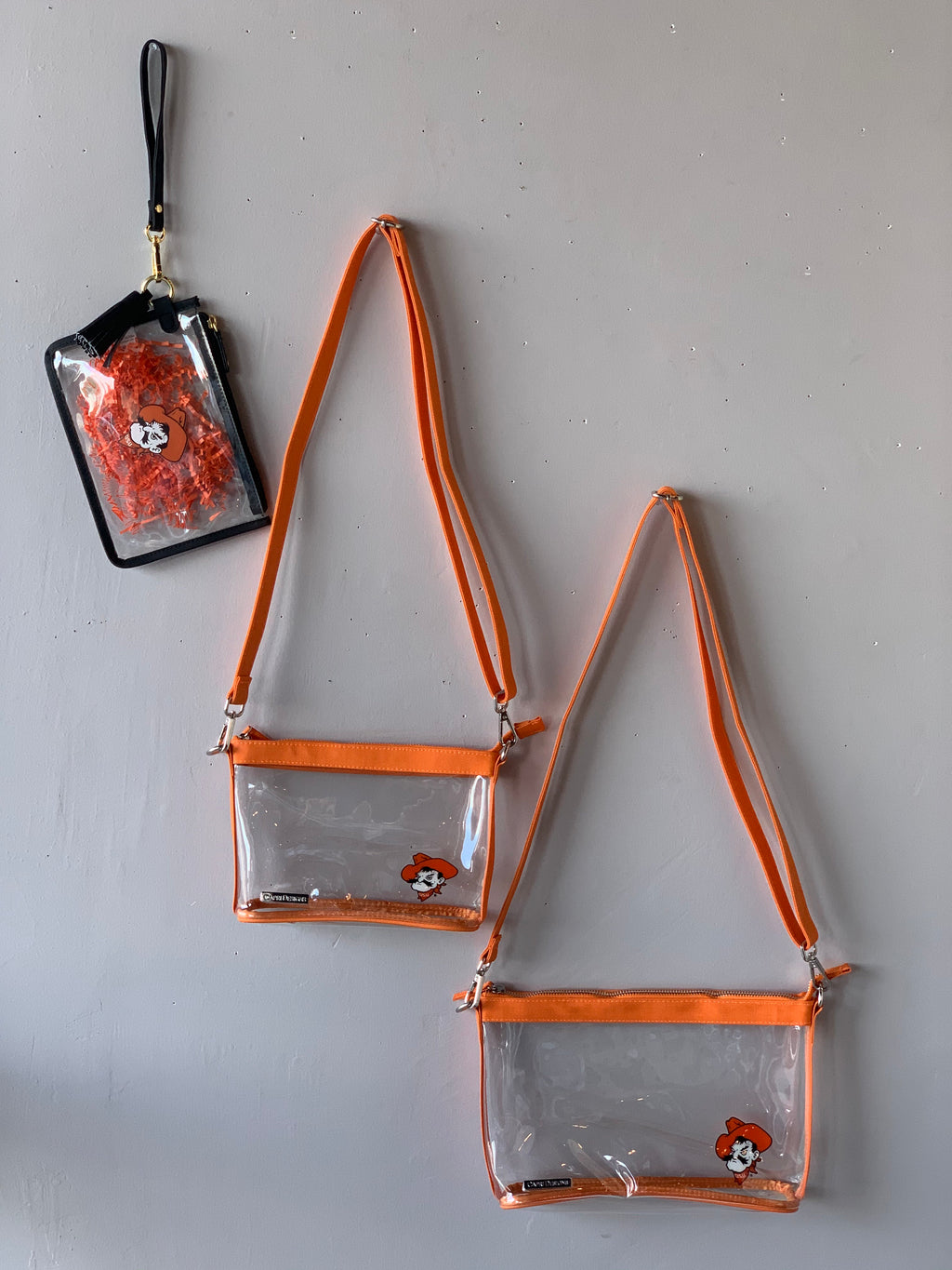 CD NCAA Logo Clear Small Crossbody Bag