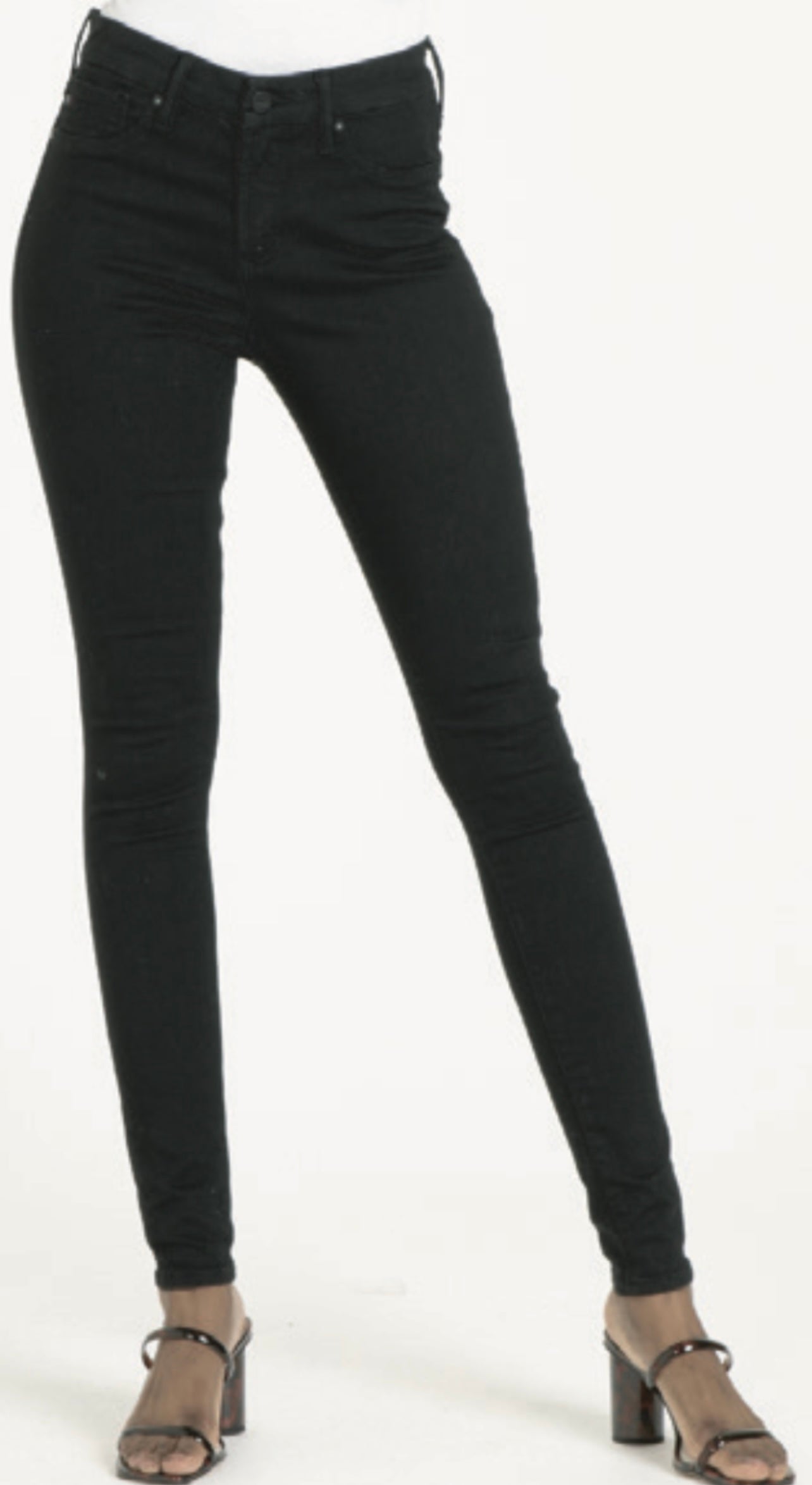 DEAR JOHN High Rise GISELE Stretch Skinny Jeans