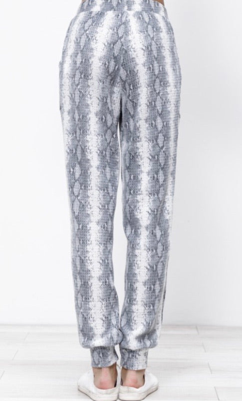 Mittoshop WELBORN Python Brushed WaffleKnit Jogger Pant