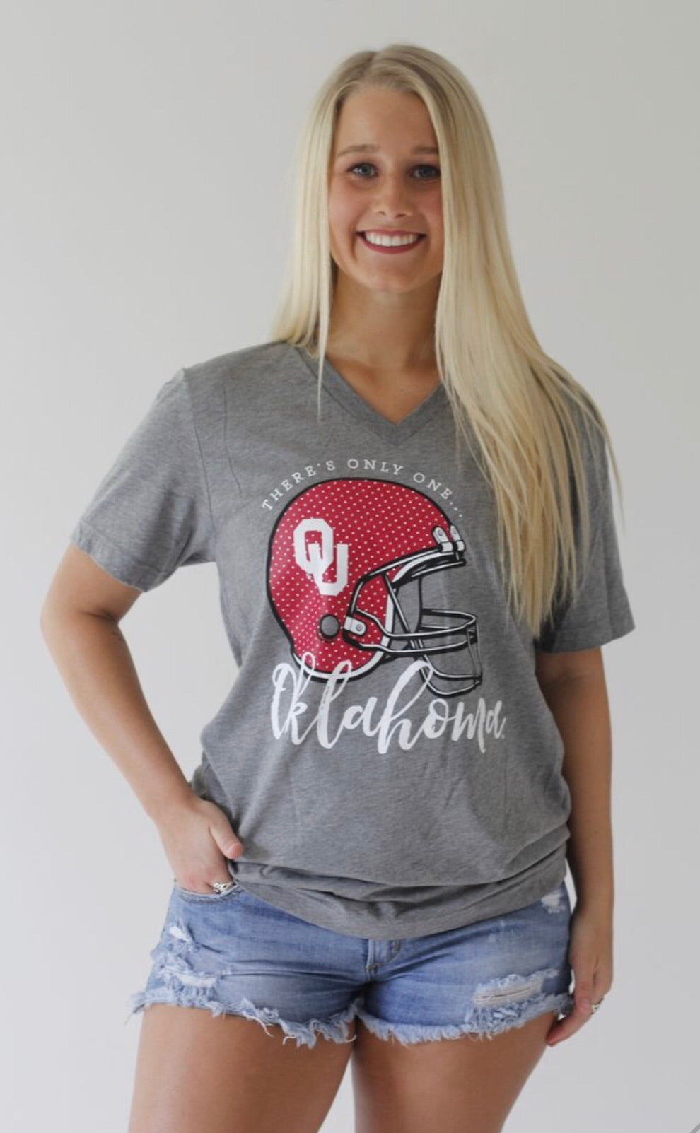 CALAMITY JANE V- Neck HELMET TRIBUTE  Tee Top