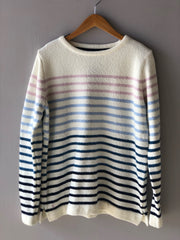 JOULES! Multi Stripe SEAHAM Chenille Sweater Top