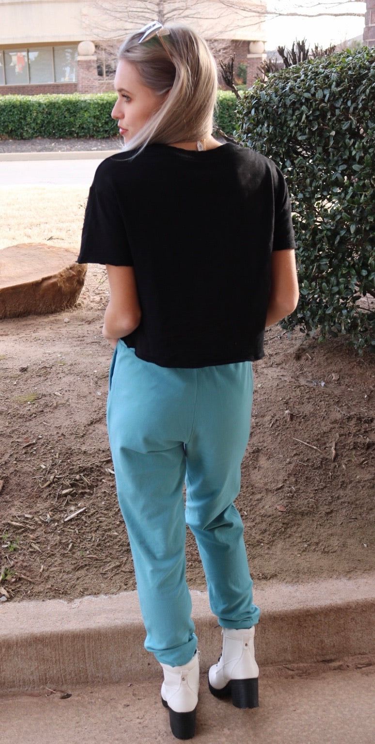 BOBI WaistCrop MARVEL SlubJersey Tee Top