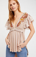 *FREE PEOPLE Embroidered FIESTA NUEVA Tunic Top