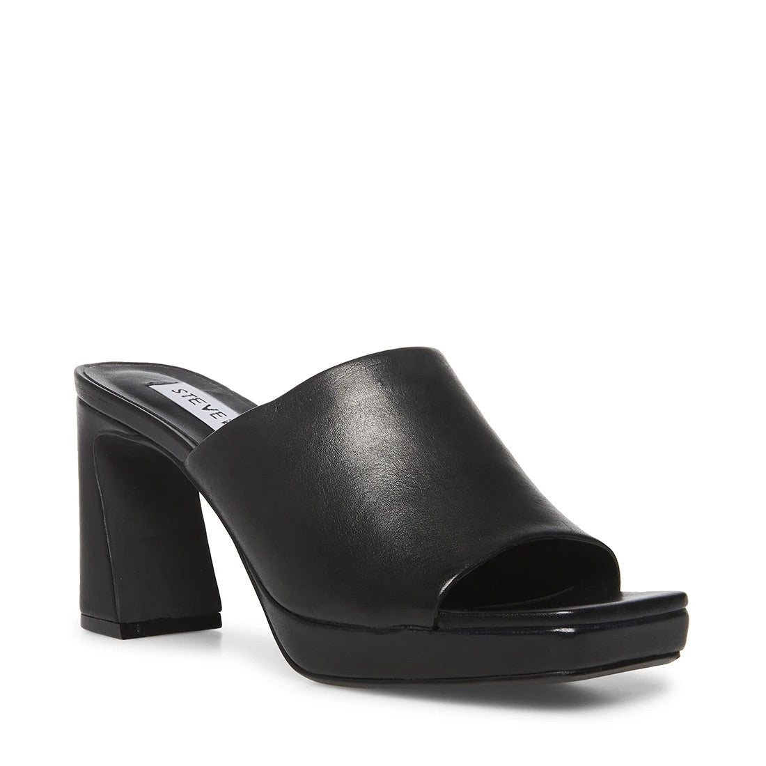 STEVE MADDEN Leather DEDICATE Platform Heel Shoe