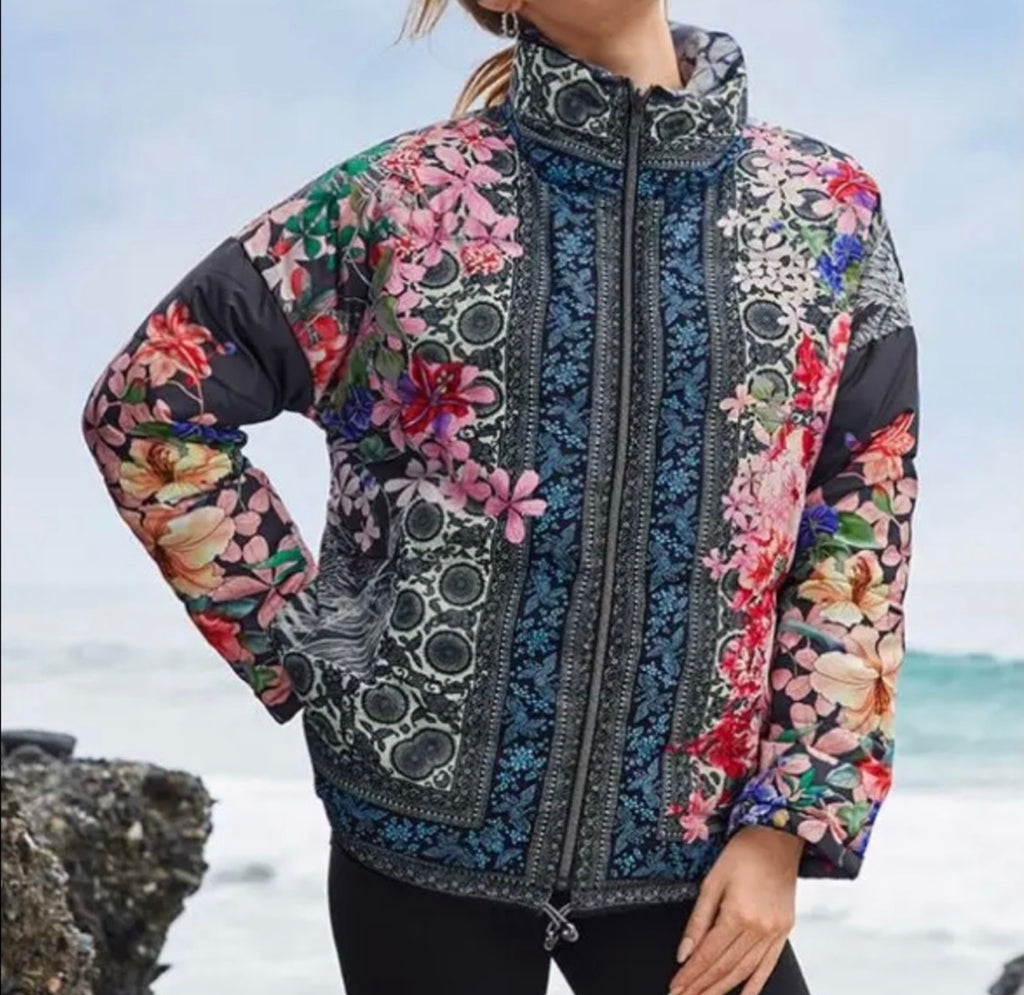 JOHNNY WAS Reversible LINDANA Down Parka