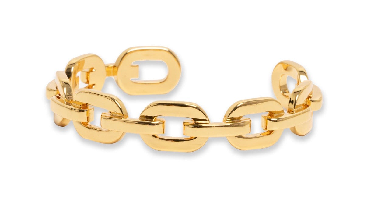 BRACHA Gold BREAKING CHAINS Link Cuff Bracelet