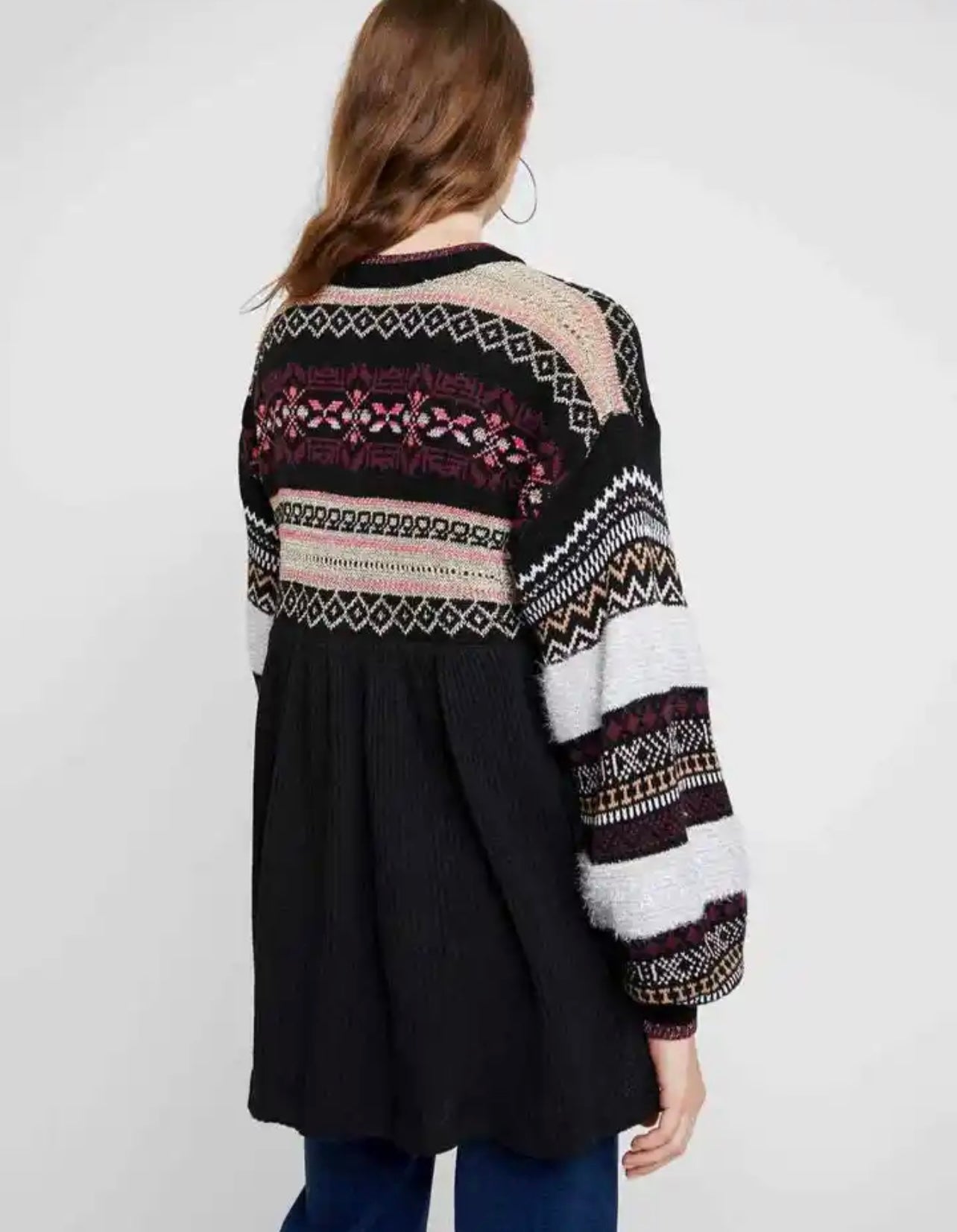 FREE PEOPLE Babydoll CABIN FEVER Swit Sweater