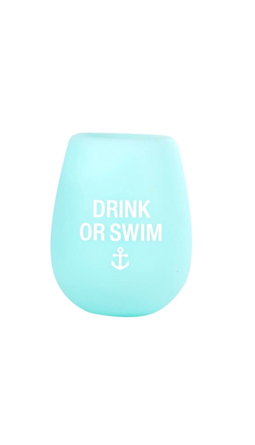 AF Silicon GRAPHIC Stemless Wine Glass