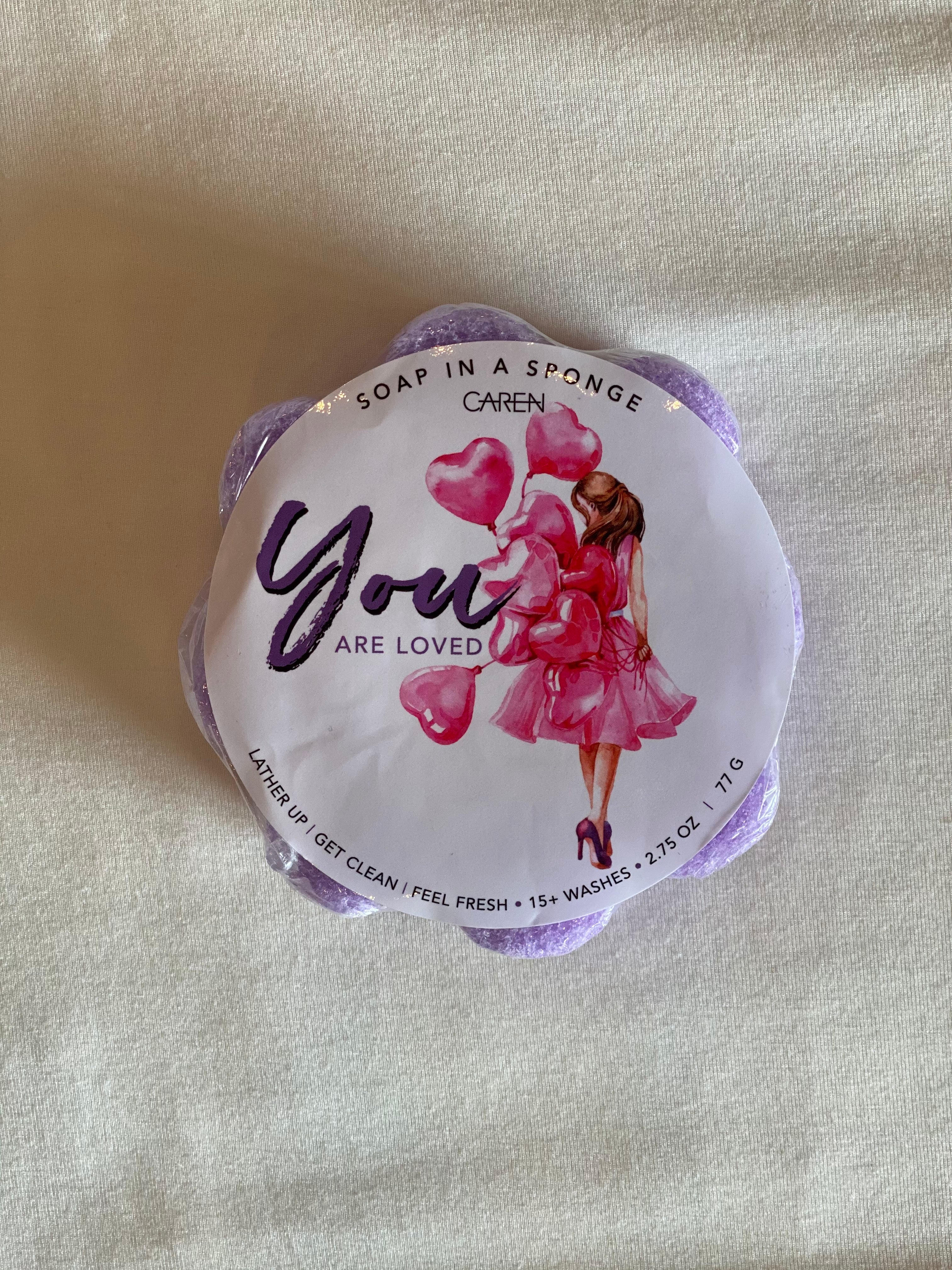 CAREN Scented Soap Sponge