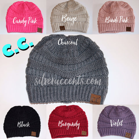 C.C. HOTHEADS RibKnit Beanie Hat