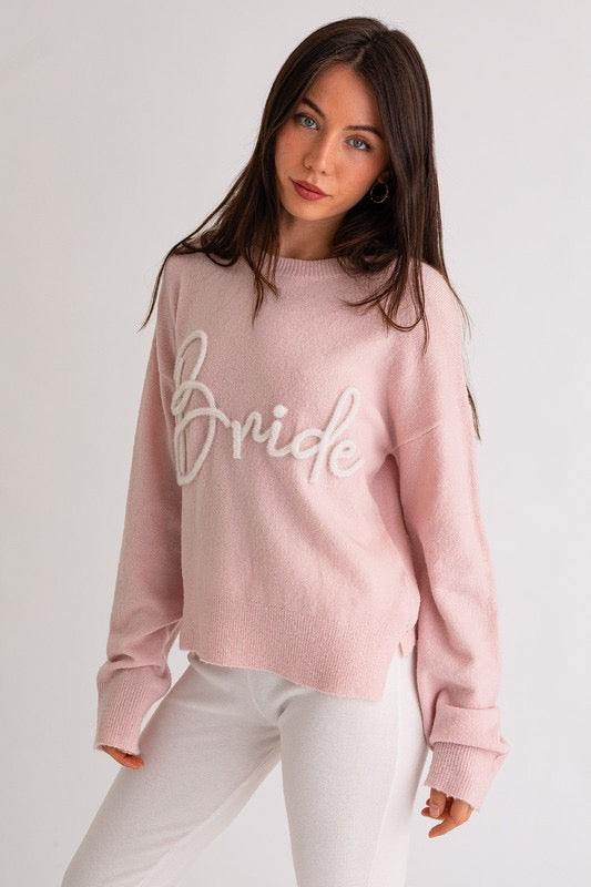 “BRIDE” Pullover Sweater