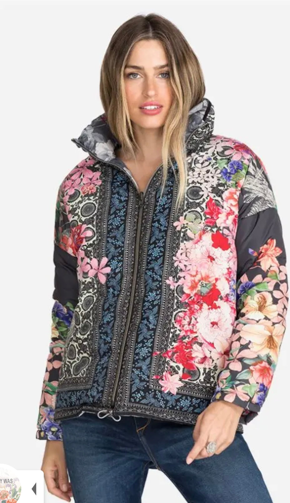 JOHNNY WAS Reversible LINDANA Down Parka