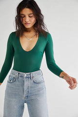 FREE PEOPLE Duo CLOSE CALL Bodysuit