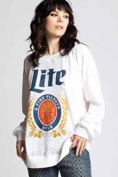 *RECYCLED KARMA Vintage MILLER LITE Sweatshirt