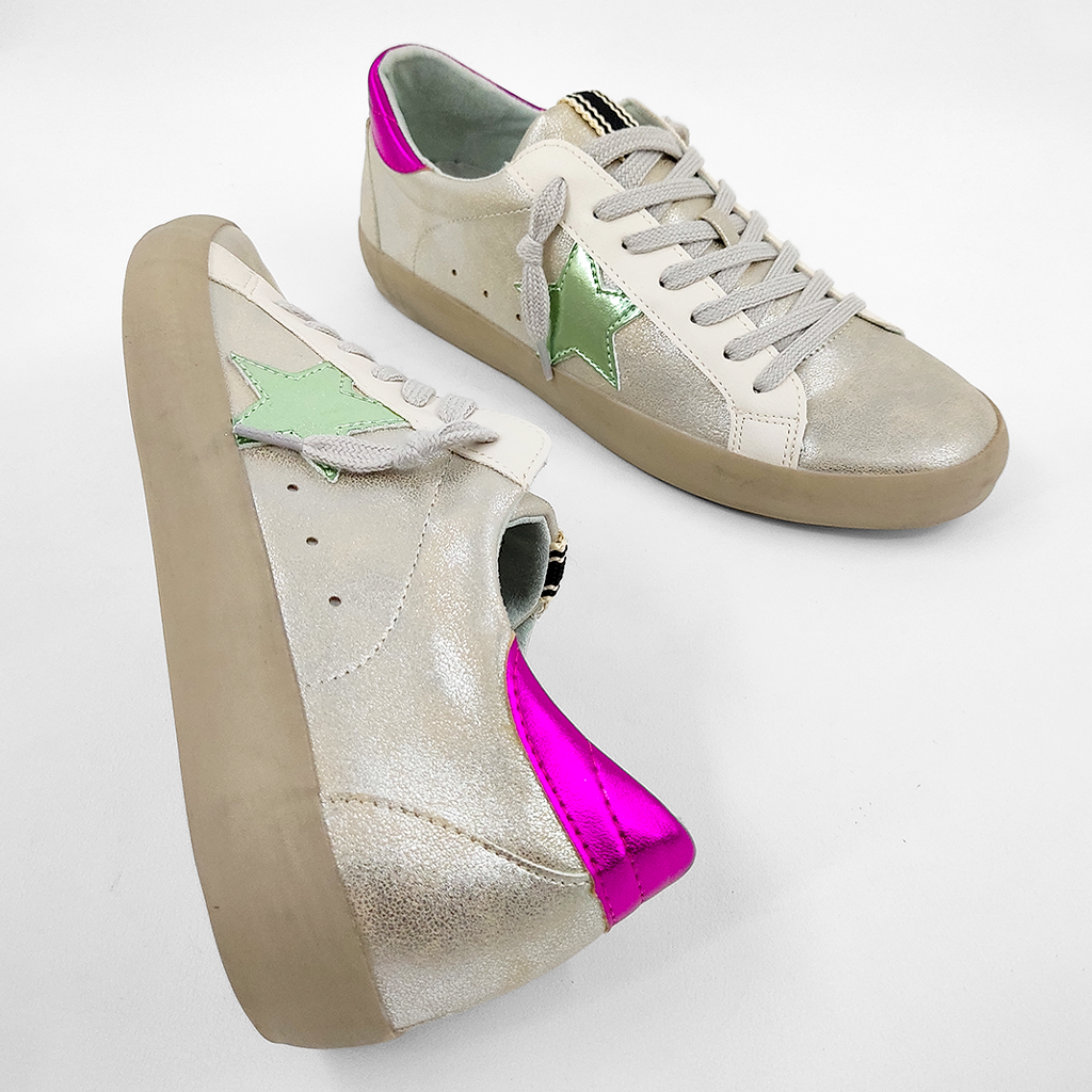 SHUSHOP Distressed PAULA Star Sneaker