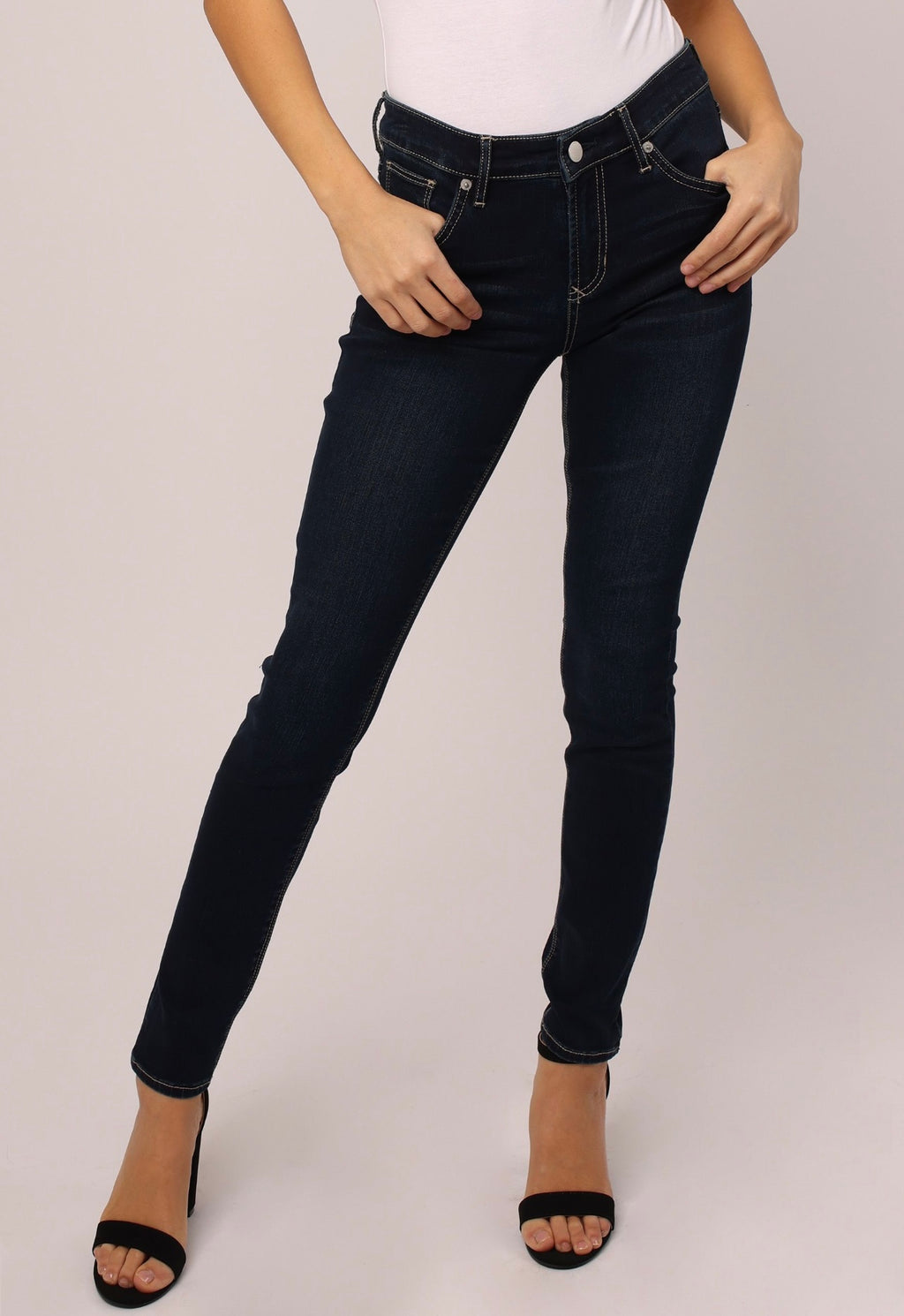 DEAR JOHN High Rise GISELE Skinny Jeans