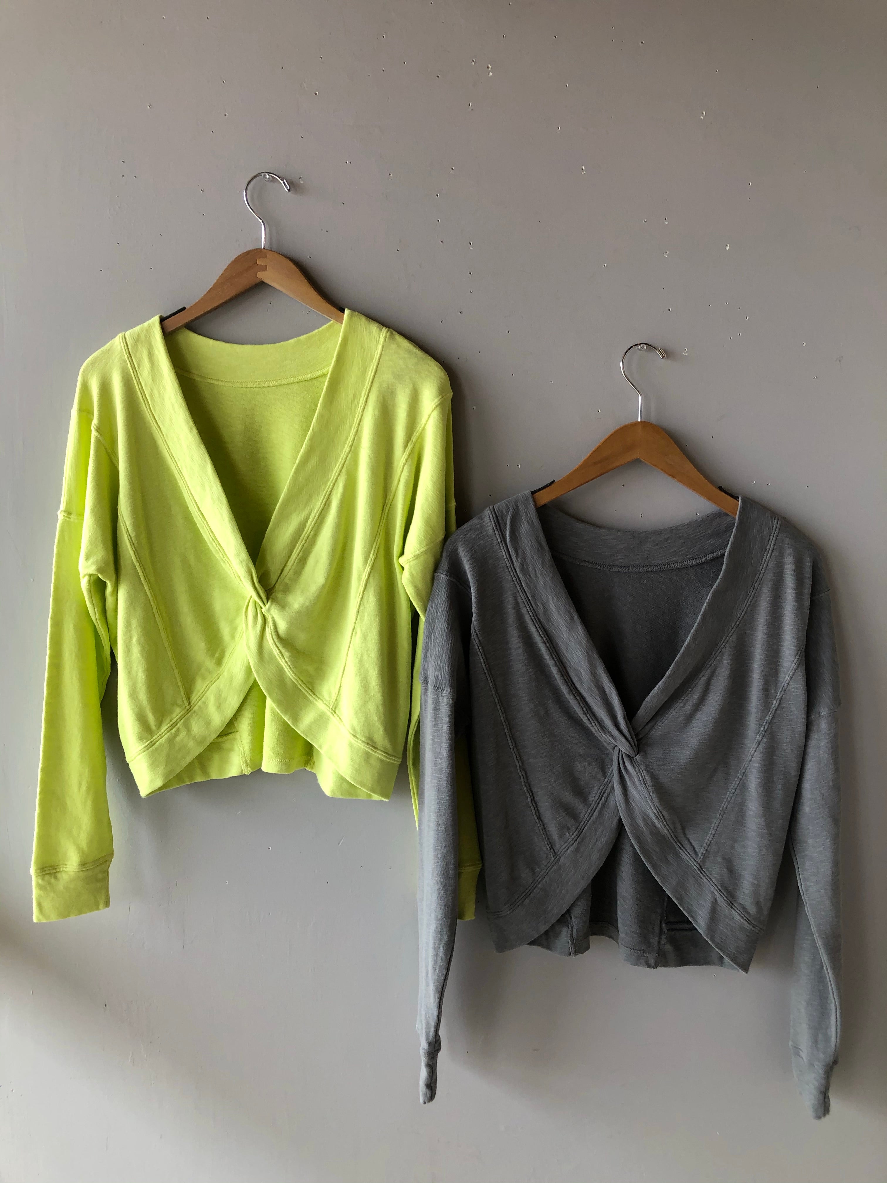 BOBI Reversible FLYNN Slub TerryKnit Knot Top