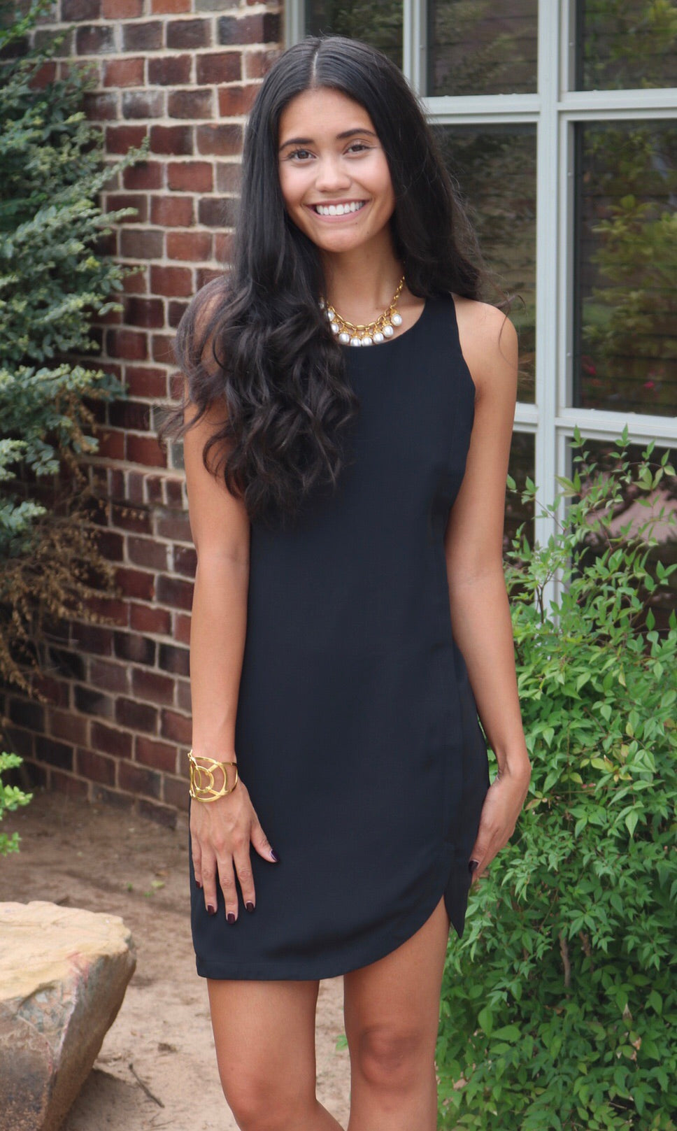 CHOSEN ONE Panel Front Shift Dress