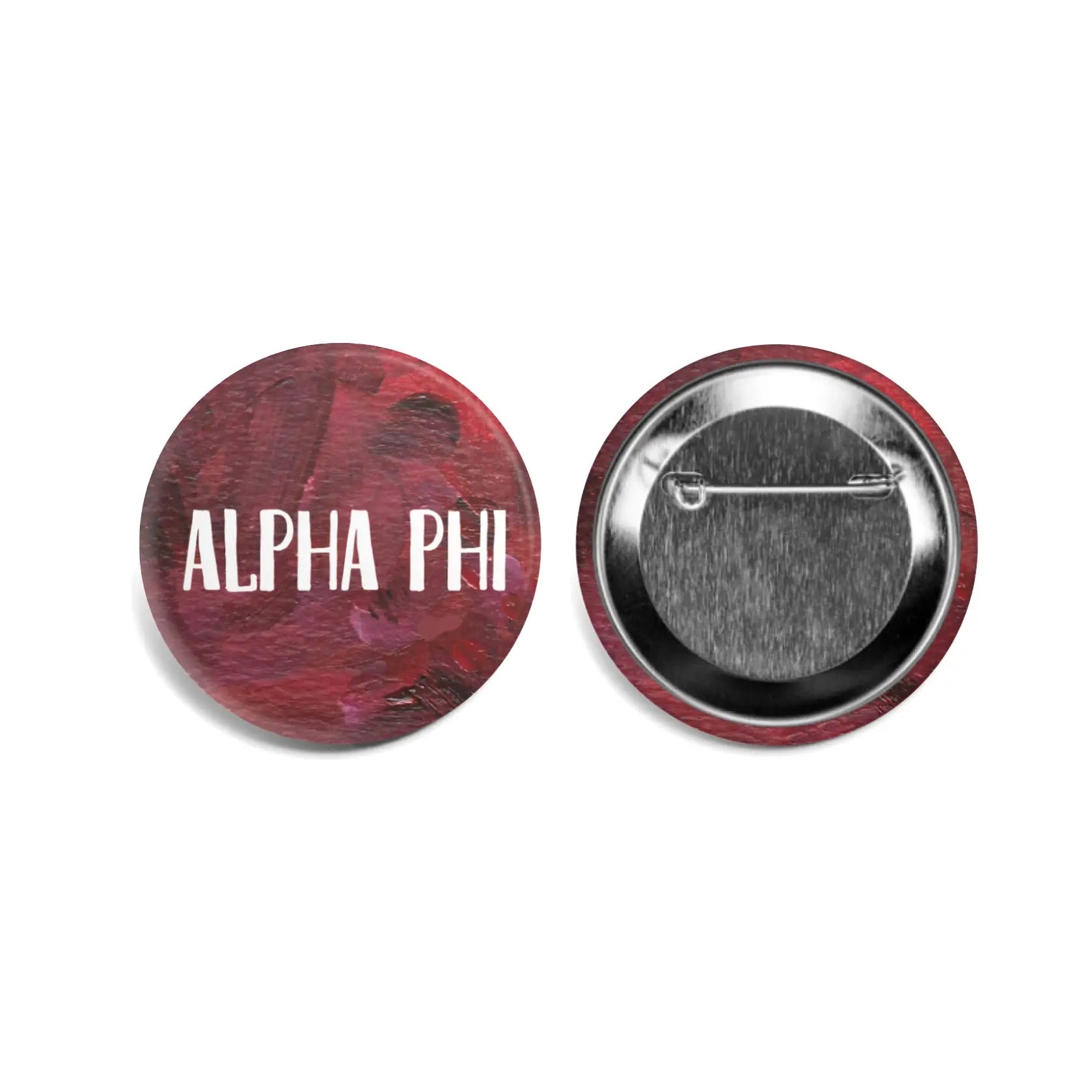 MS Sorority ABSTRACT Greek Chic Button