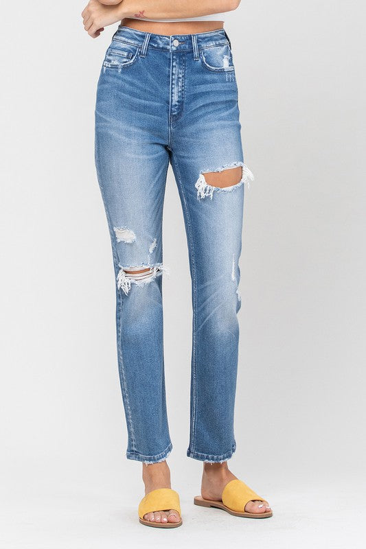 VERVET  Super Hi~Rise LEONA Stretch Straight Jean