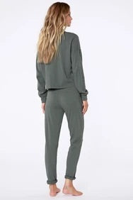 BOBI Sustainable Terry SlubKnit BALLOT ElasticWaist Pant