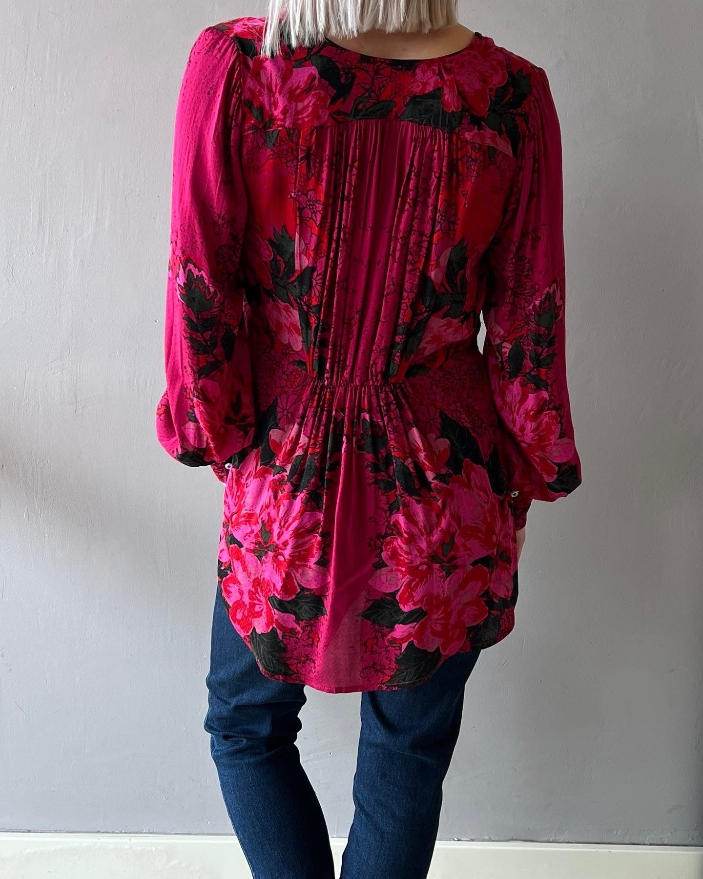 FREE PEOPLE Floral MIKAYLA Tunic Top