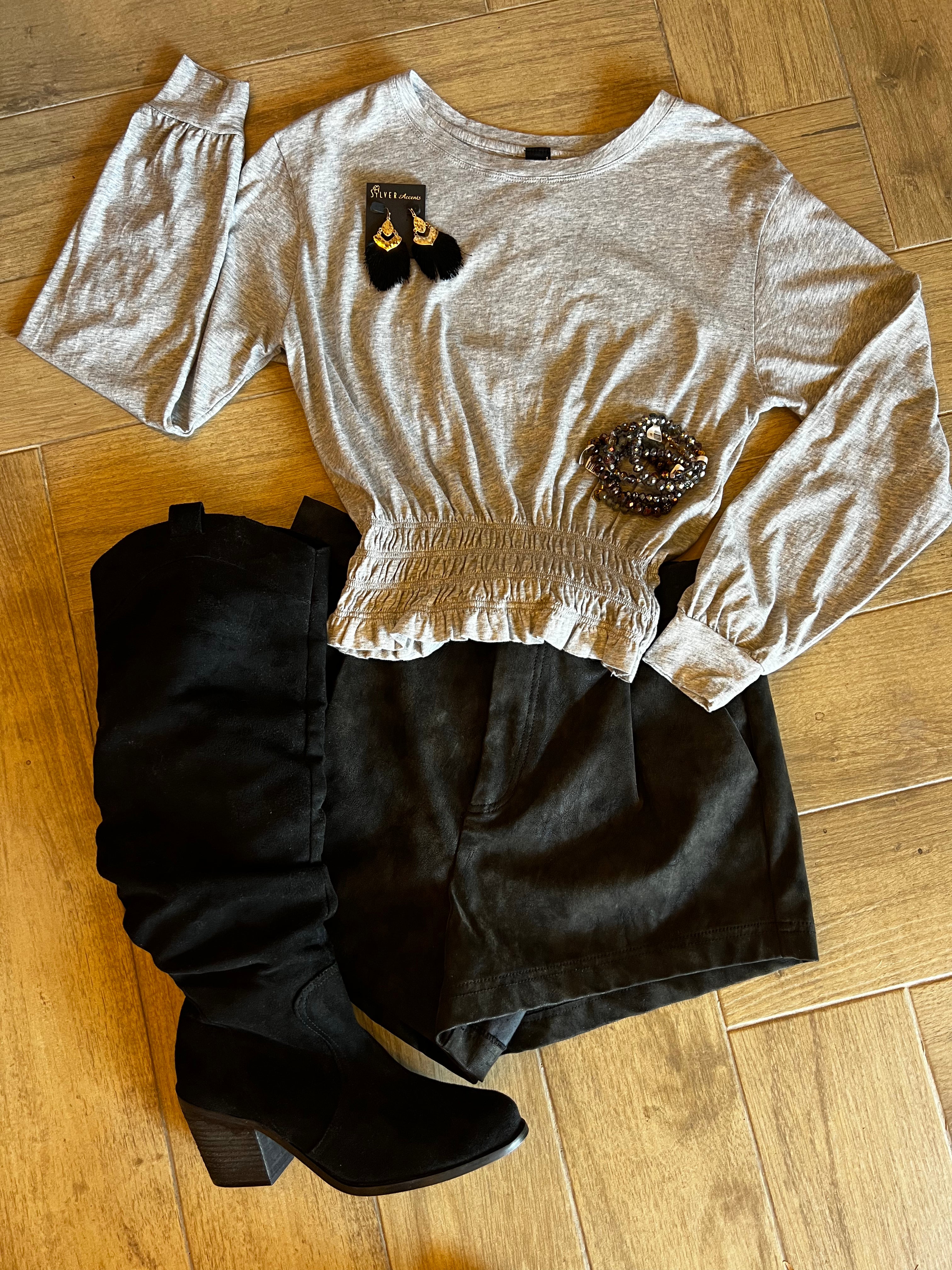 BOBI SmockWaist VIABLE LightWeight Jersey Top