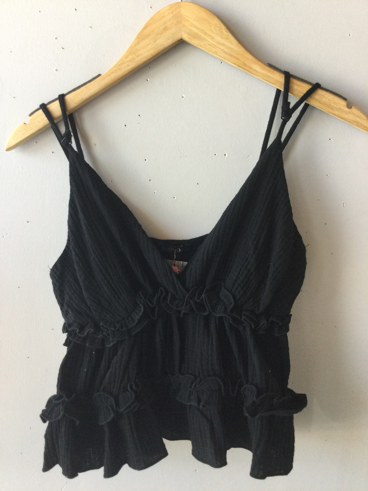 PAPER MOON ENSIGNIA Ruffle Tiered V Neck Top